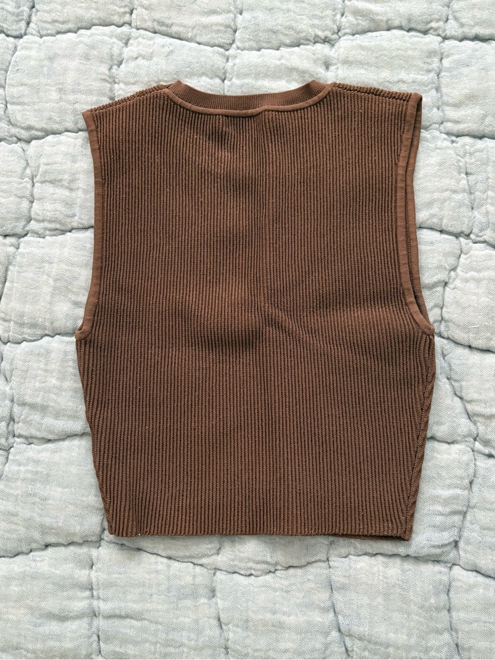 Aritzia Sculpt Knit Muscle Tank - Brown - Picture 6 of 6